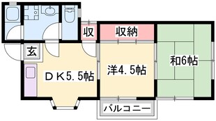 山陽網干駅 徒歩12分 1階の物件間取画像